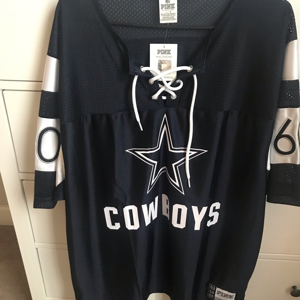 Vs Pink Dallas Cowboys football jersey